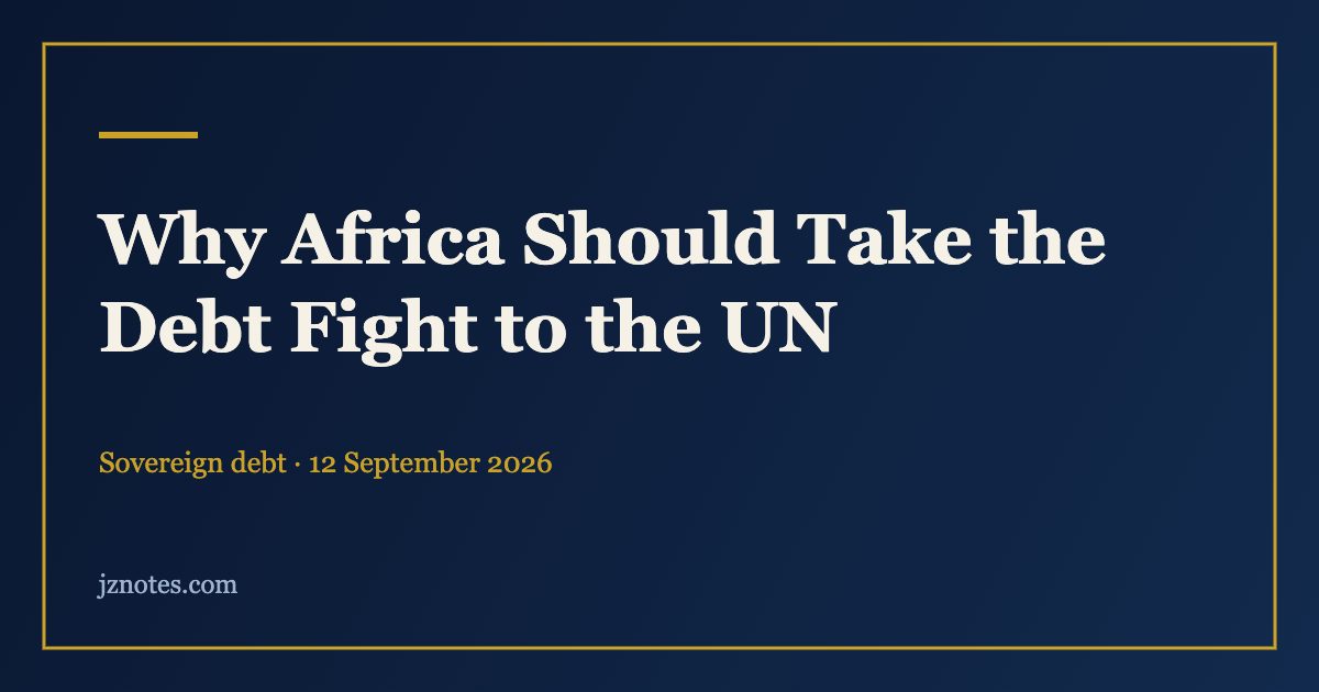 Title card: Why Africa Should Take the Debt Fight to the UN